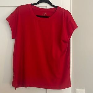 Banana Republic Timeless Intemporel Red T-Shirt